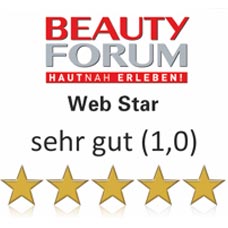 Carola Reck - Auszeichnung - Beauty Forum - Web Star